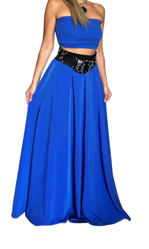 Dlouhá letní sukně - maxi sukně BOROS SK-L-BLU 11